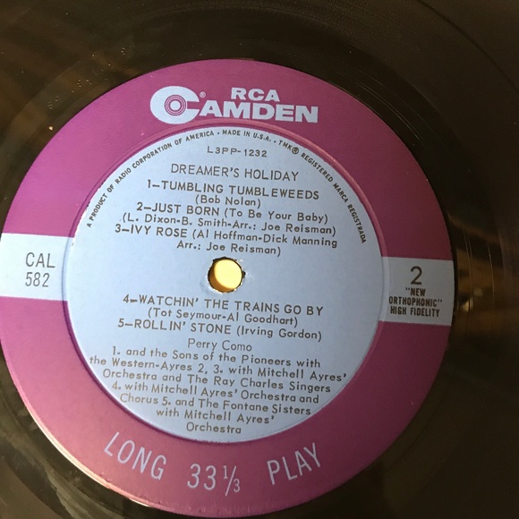 Music Record Album Vinyl Perry Como 1949 - Picture 5 of 5